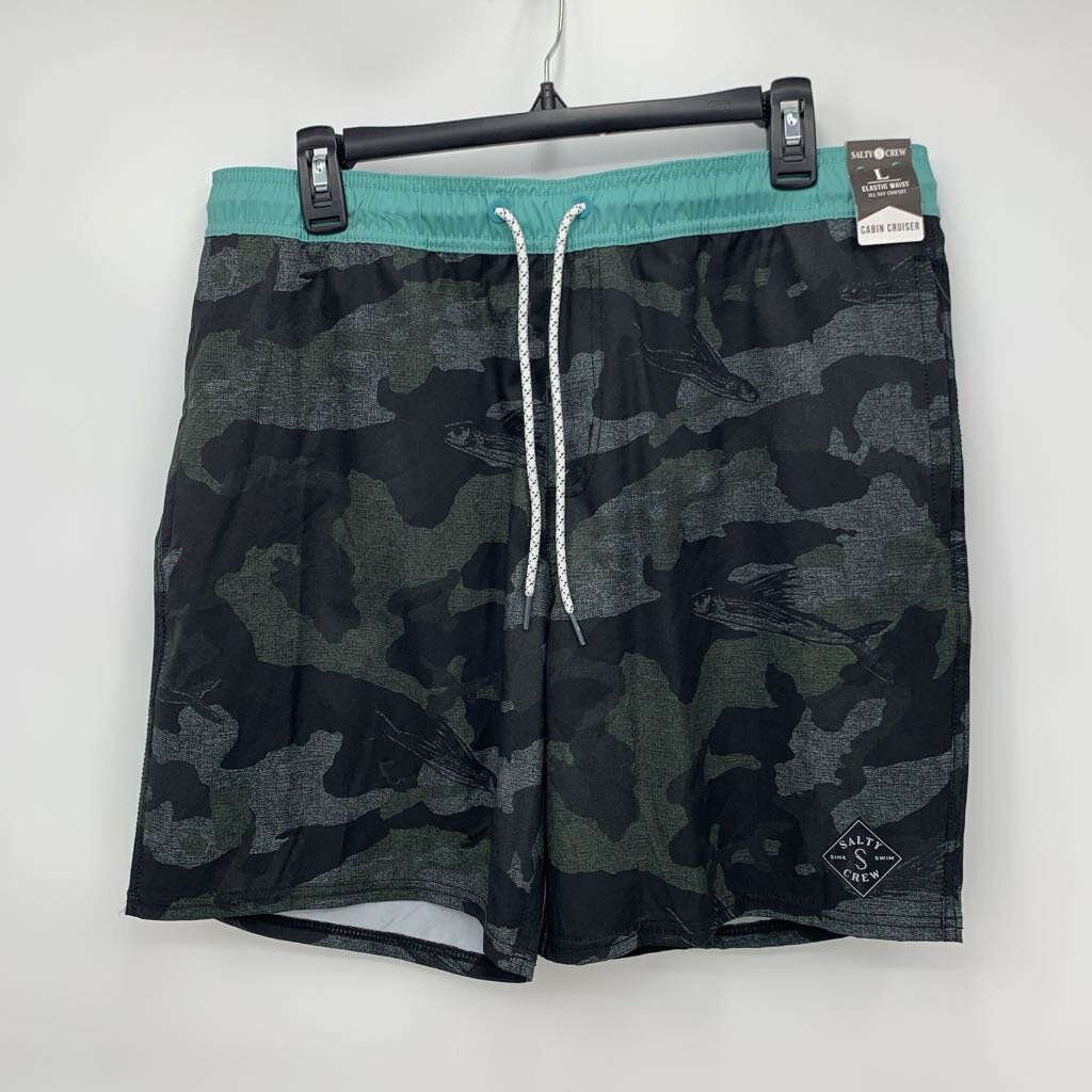 Salty Crew Swim Trunks NWT