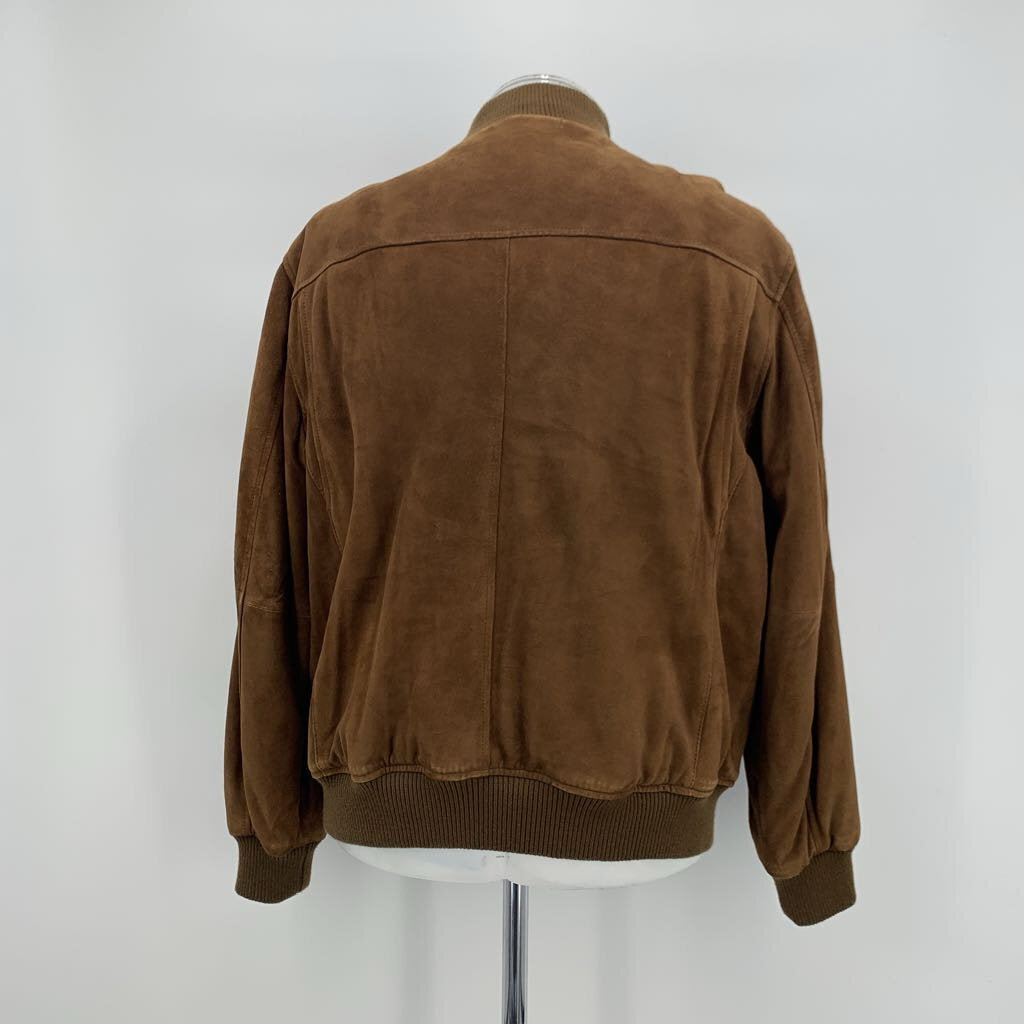 Cremieux Suede Bomber Jacket