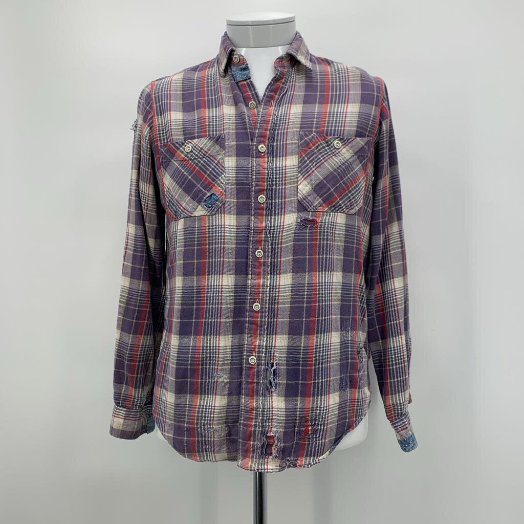 Polo Distressed Flannel Shirt