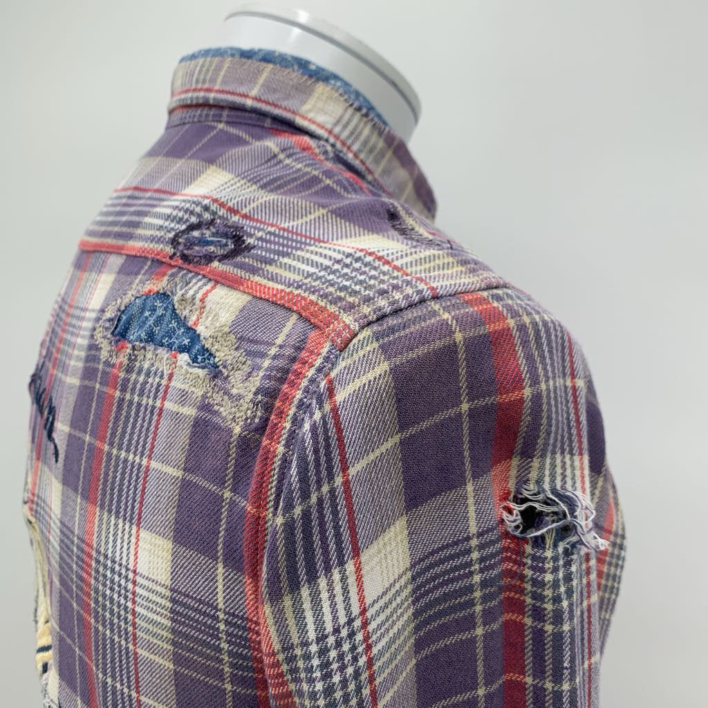 Polo Distressed Flannel Shirt