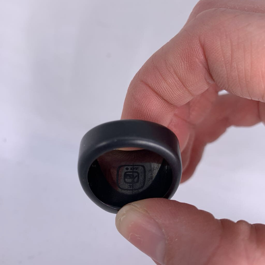 David Yurman Titanium Ring w/ Exotic Stone