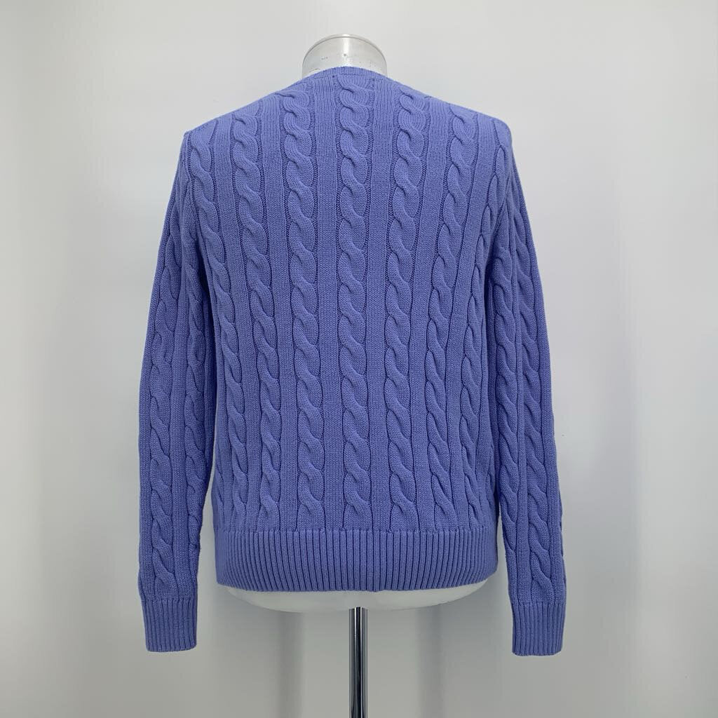 Polo Cable Knit Sweater