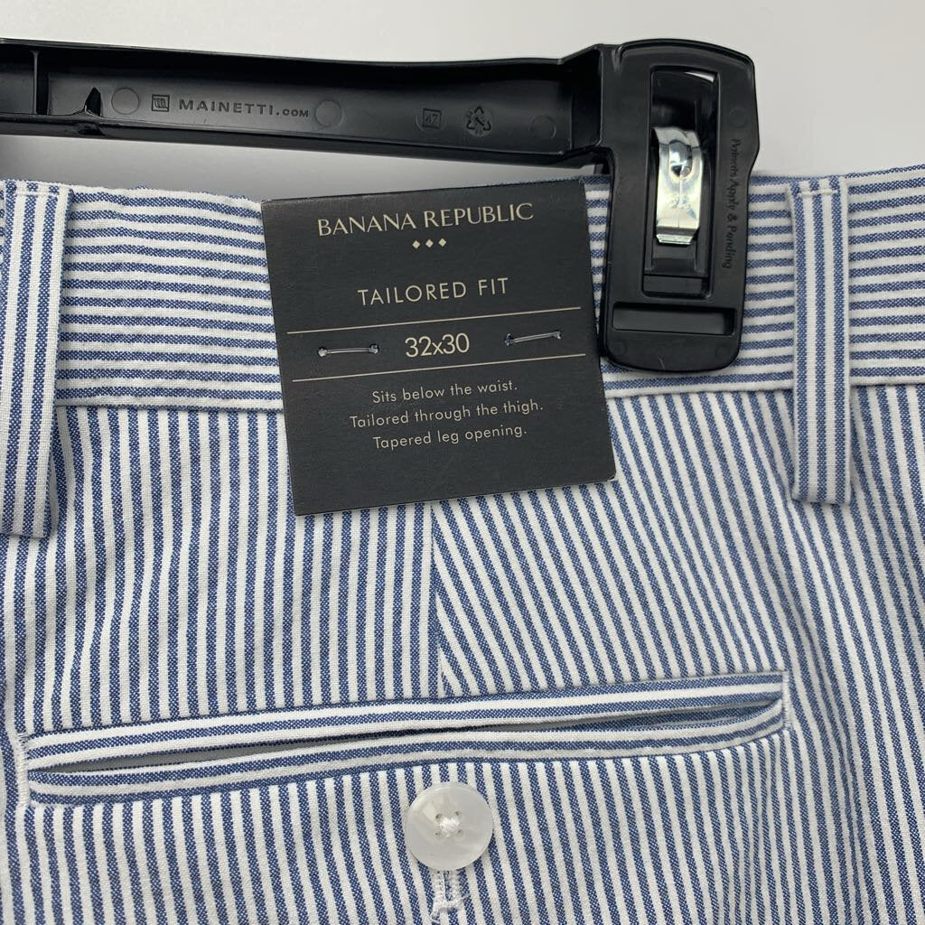 Banana Republic Seersucker Pants NWT