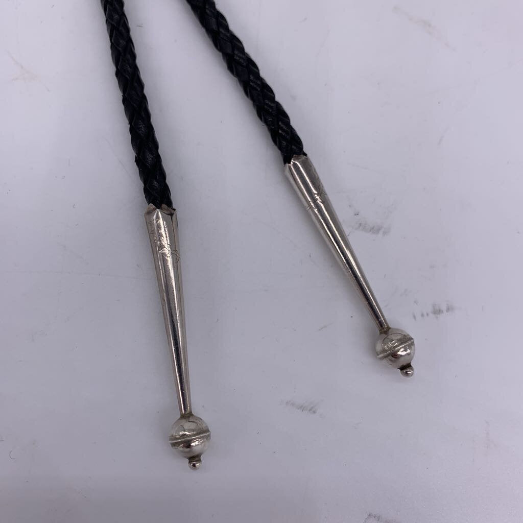 Tommy Singer Turquoise/Sterling Bolo Tie