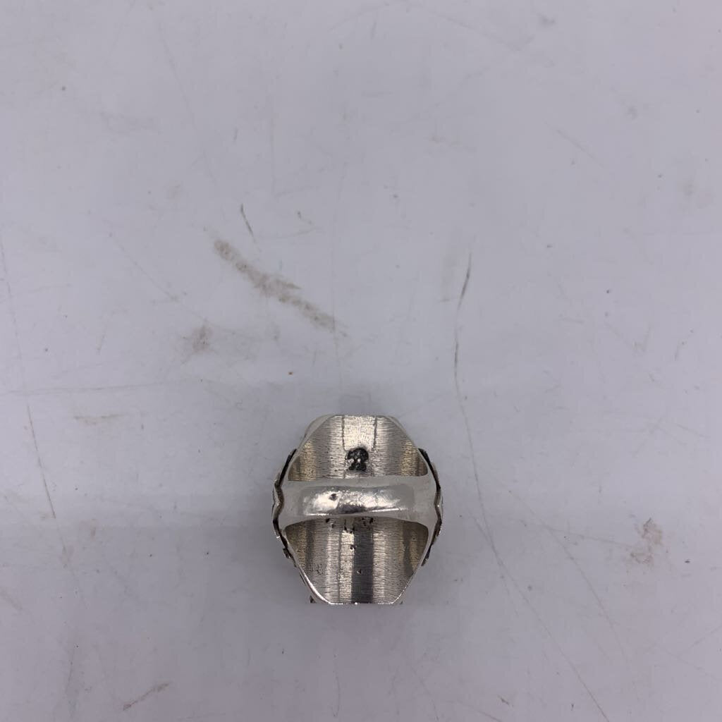 Running Bear Sterling Silver Ring
