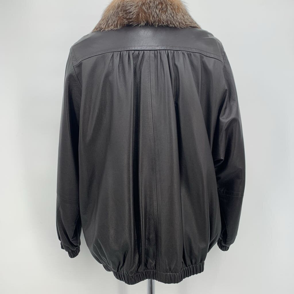 Day Furs Leather & Fur Coat