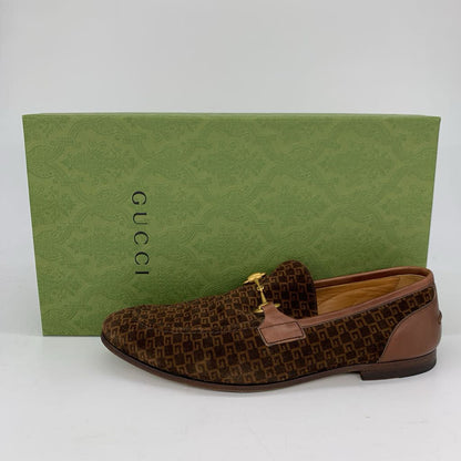 Gucci Suede Horsebit Loafers