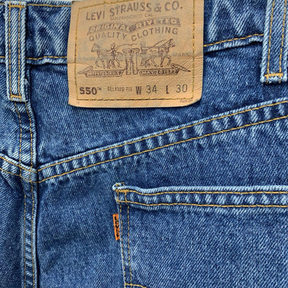 Levi's 550 Orange Tab Jeans
