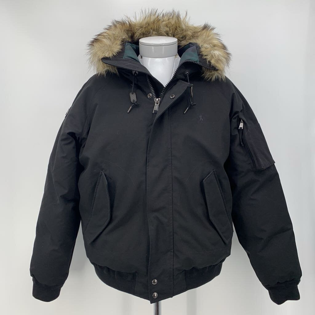 Polo Faux Fur Trim Down Coat