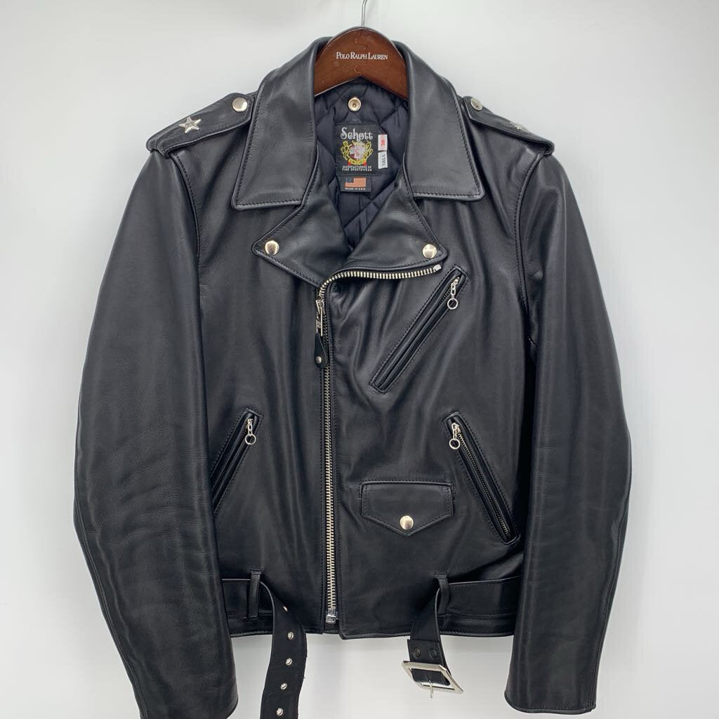 Schott One Star Perfecto Leather Jacket – Newman & Co. Consignment