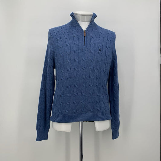 Polo Cable Knit Sweater