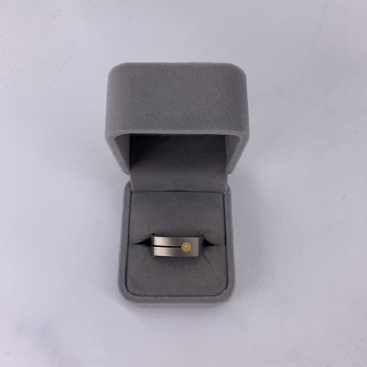 Titanium/Gold Ring w/ Diamond