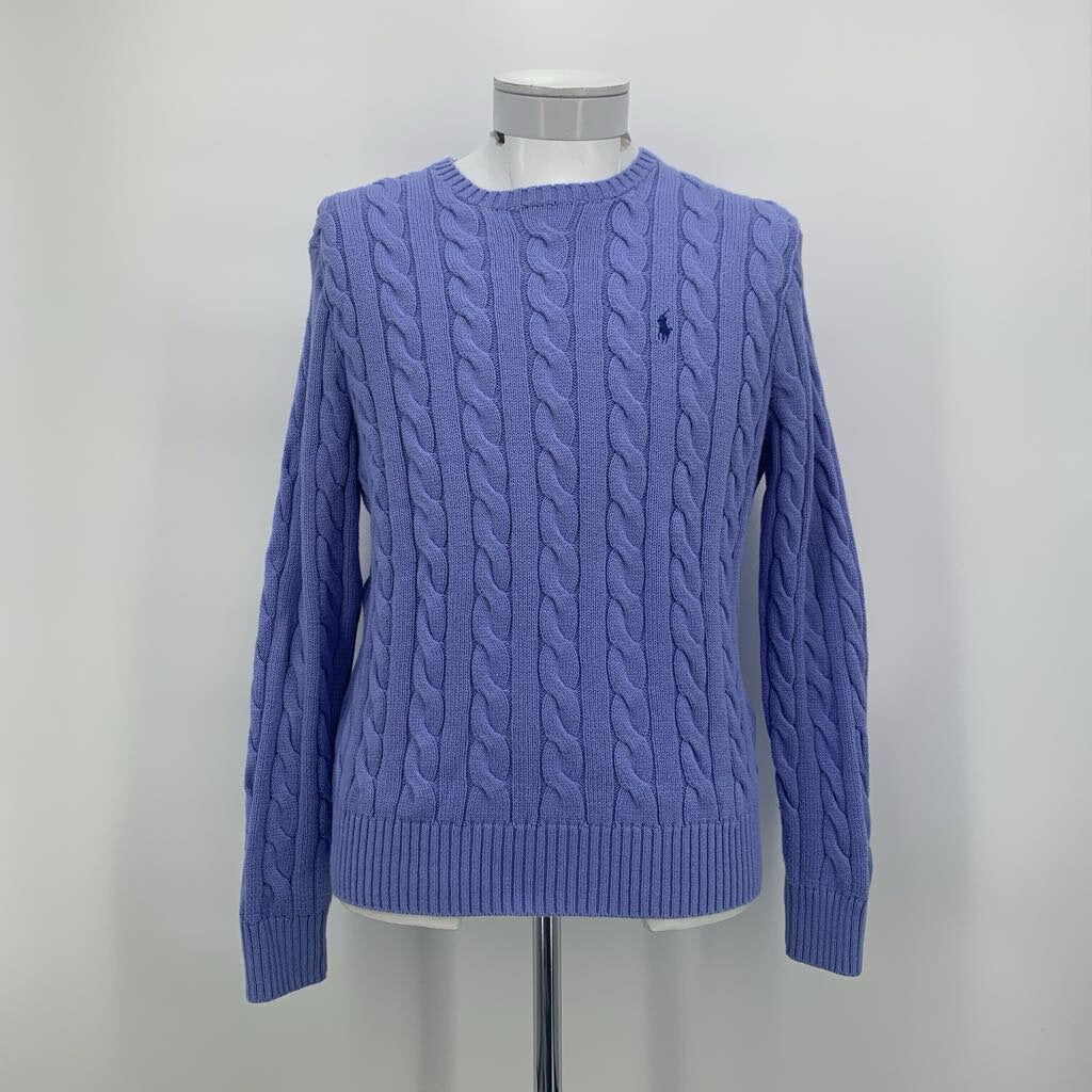 Polo Cable Knit Sweater