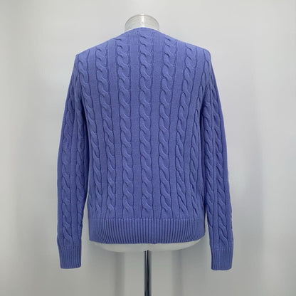 Polo Cable Knit Sweater