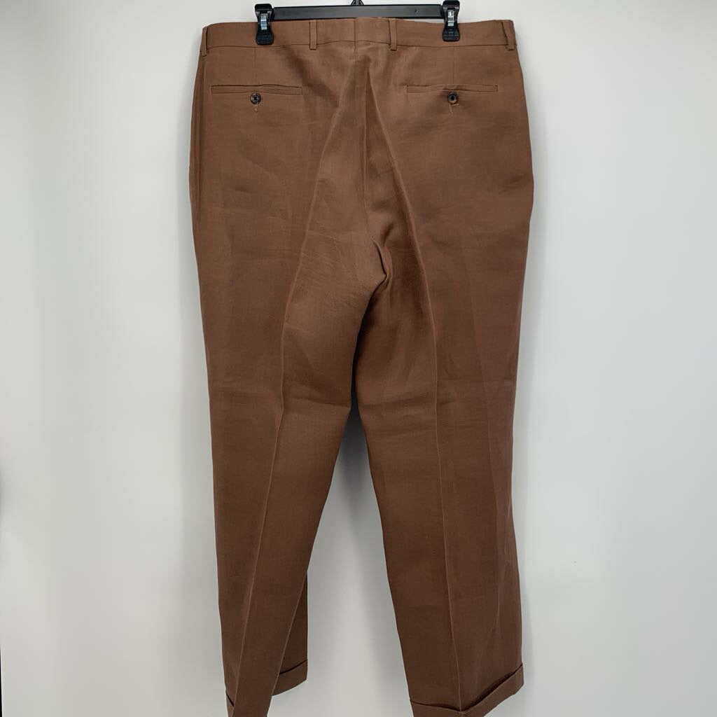 Ralph Lauren Purple Label Pleated Linen Pants