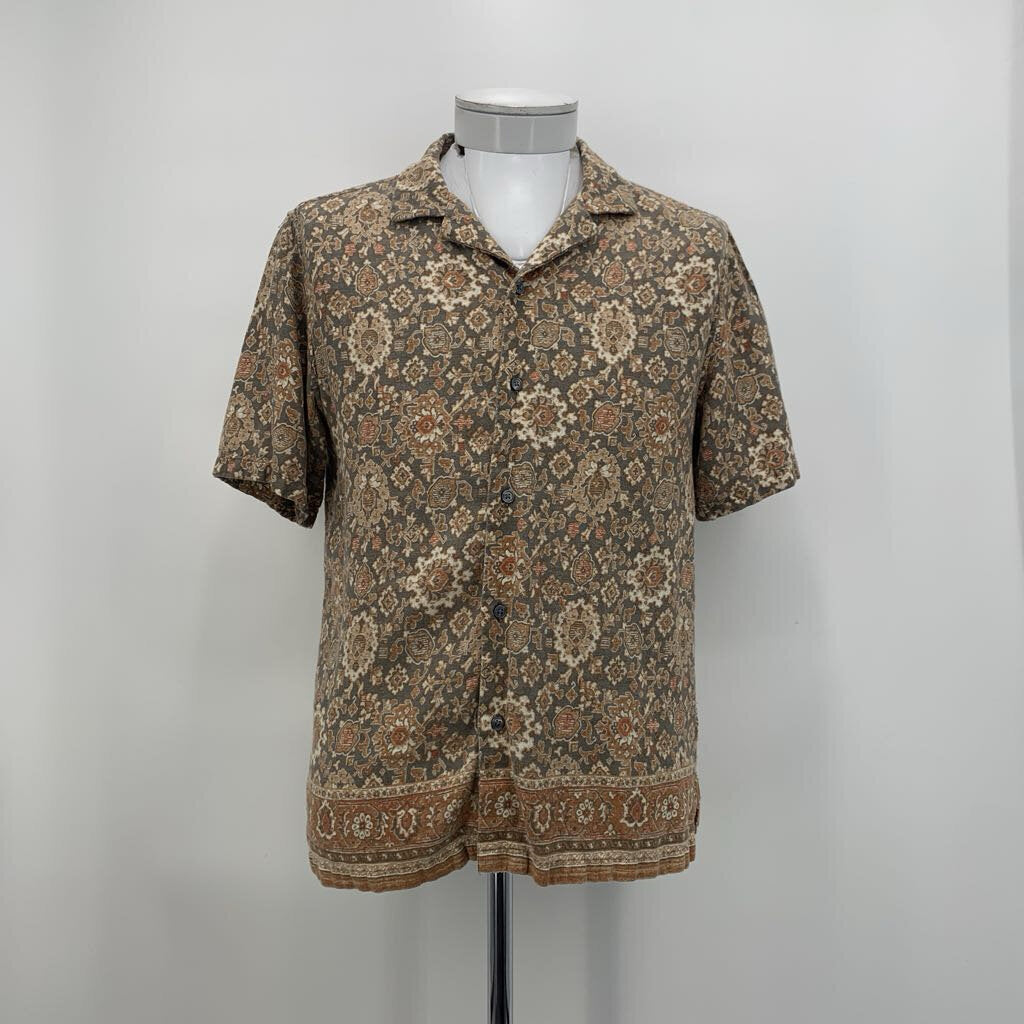 Abercrombie & Fitch Linen Camp Collar Shirt SS