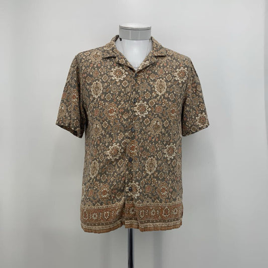 Abercrombie & Fitch Linen Camp Collar Shirt SS