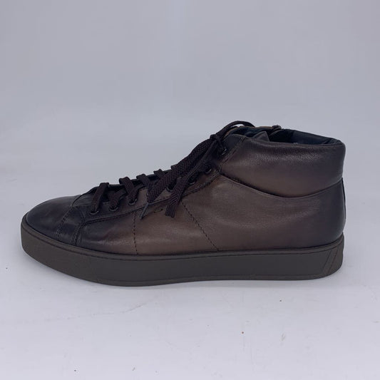 Santoni Hi Top Leather Sneakers
