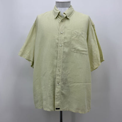 Indigo Palms Linen Shirt SS