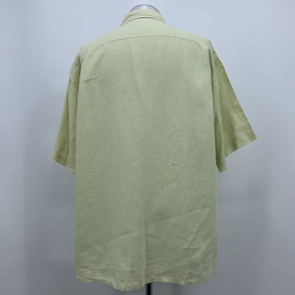 Indigo Palms Linen Shirt SS