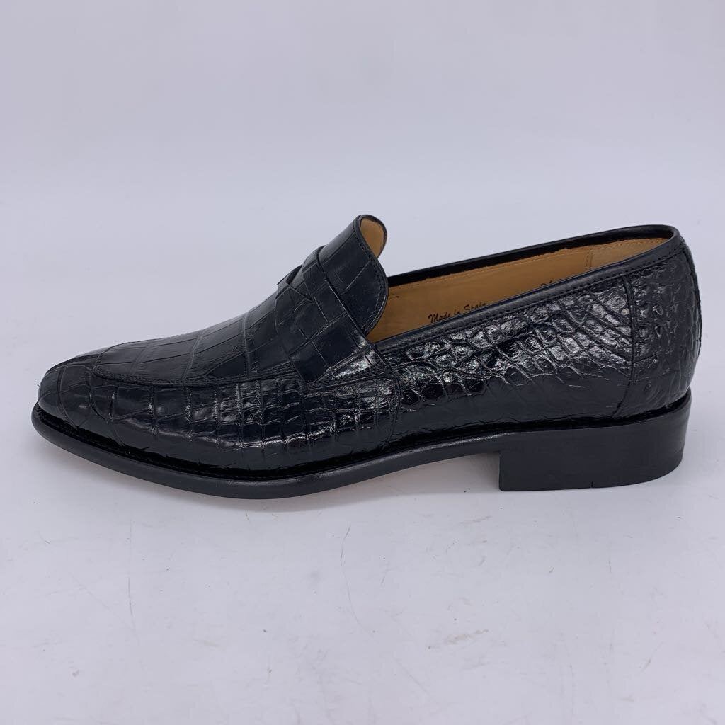 Mezlan Platinum Crocodile Loafers NIB