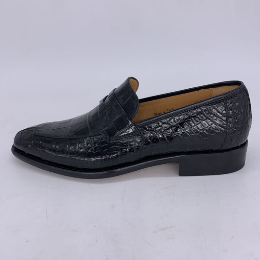Mezlan Platinum Crocodile Loafers NIB