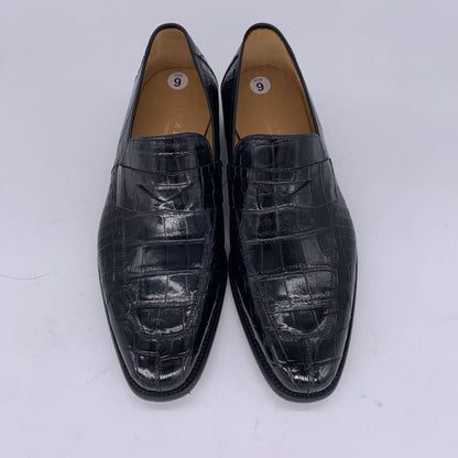 Mezlan Platinum Crocodile Loafers NIB