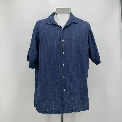 Polo Camp Collar Linen Shirt SS