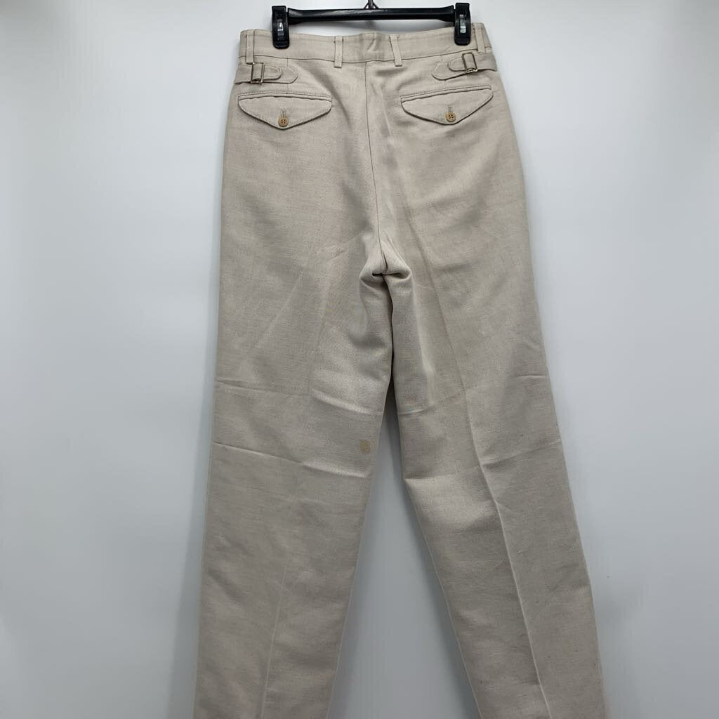 Vintage Zegna Pleated Linen Pants