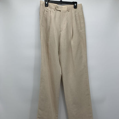 Vintage Zegna Pleated Linen Pants