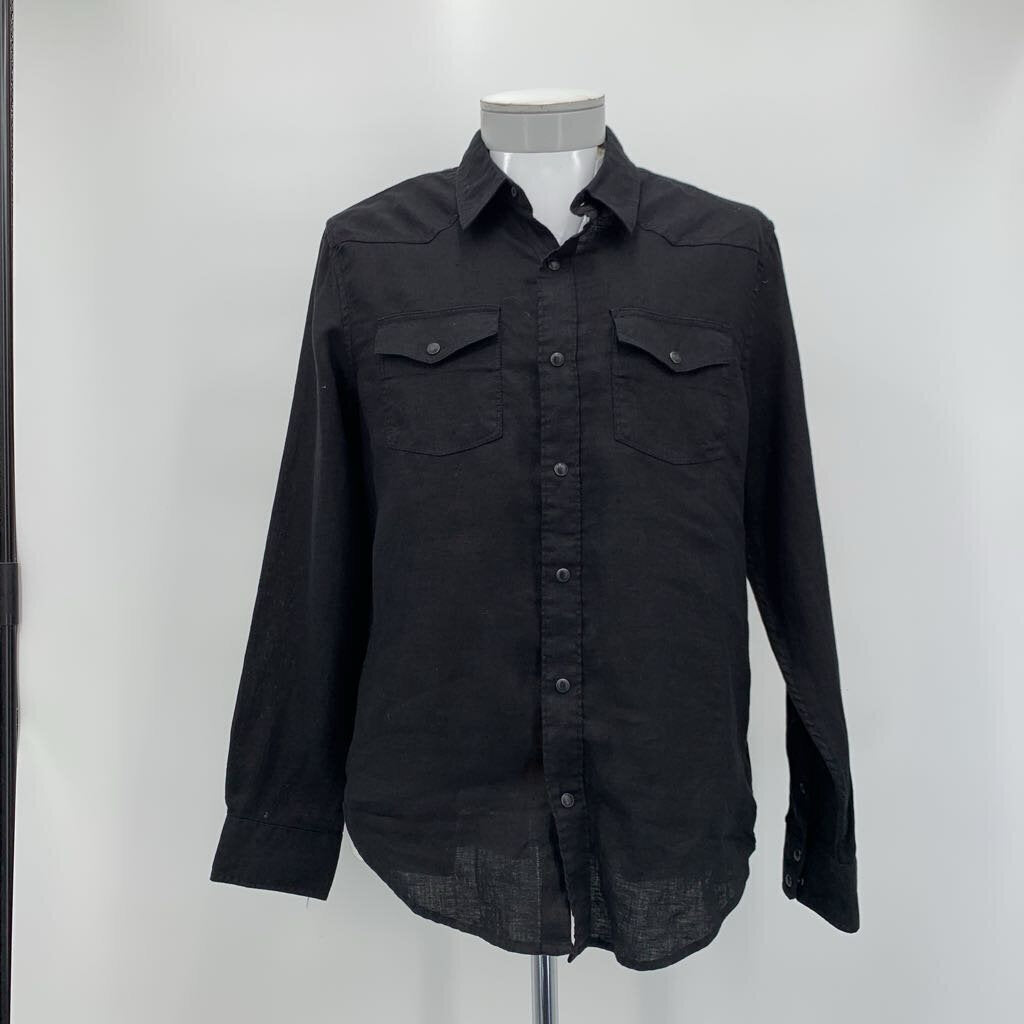 Lucky Brand Linen Western Shirt NWT