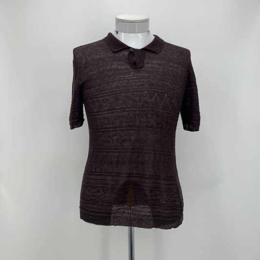 Polo Knit Linen Shirt SS