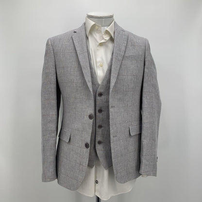 Bar III Linen 3-Piece Suit