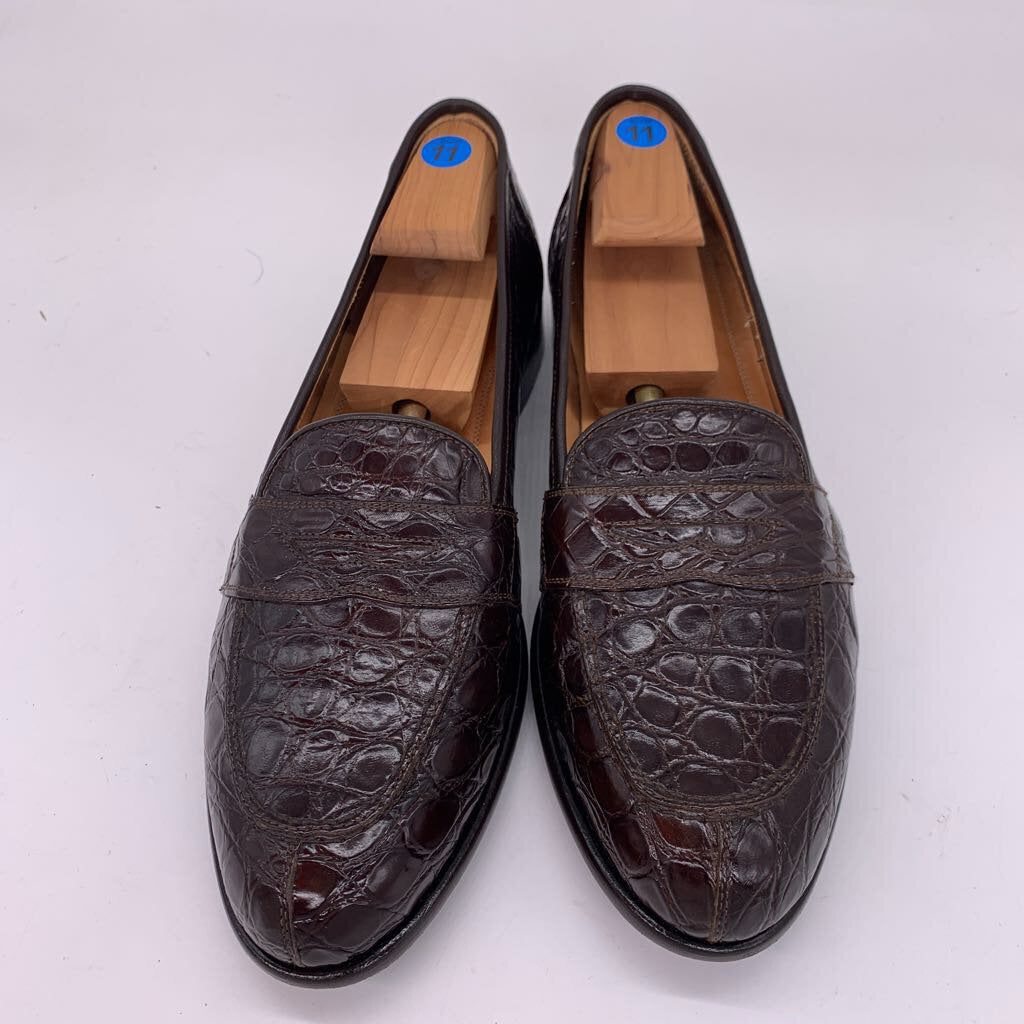 Zelli Crocodile Loafers