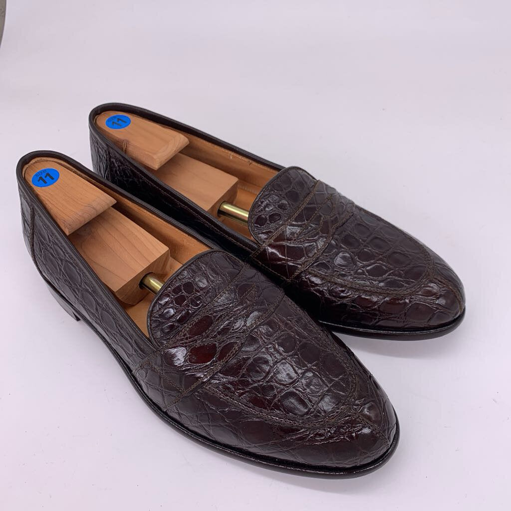 Zelli Crocodile Loafers