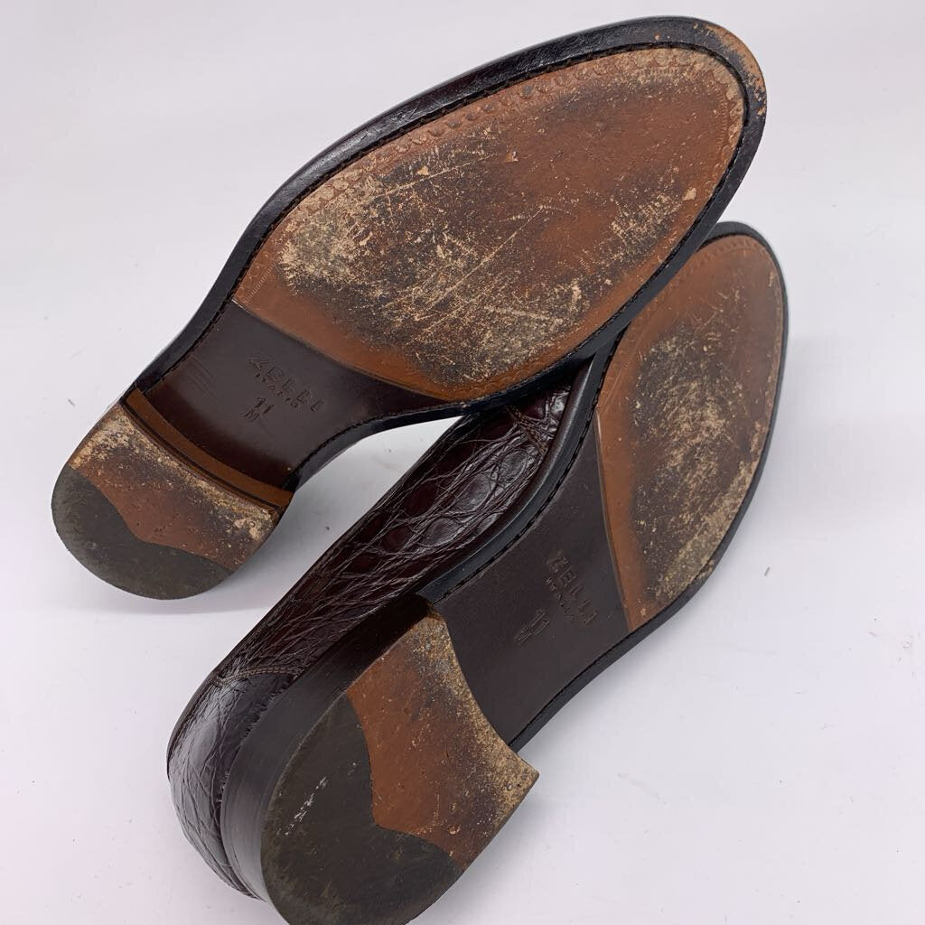 Zelli Crocodile Loafers