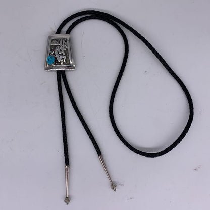 Tommy Singer Turquoise/Sterling Bolo Tie
