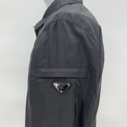 Prada Triangle Logo Nylon Windbreaker Blouson Jacket NWT