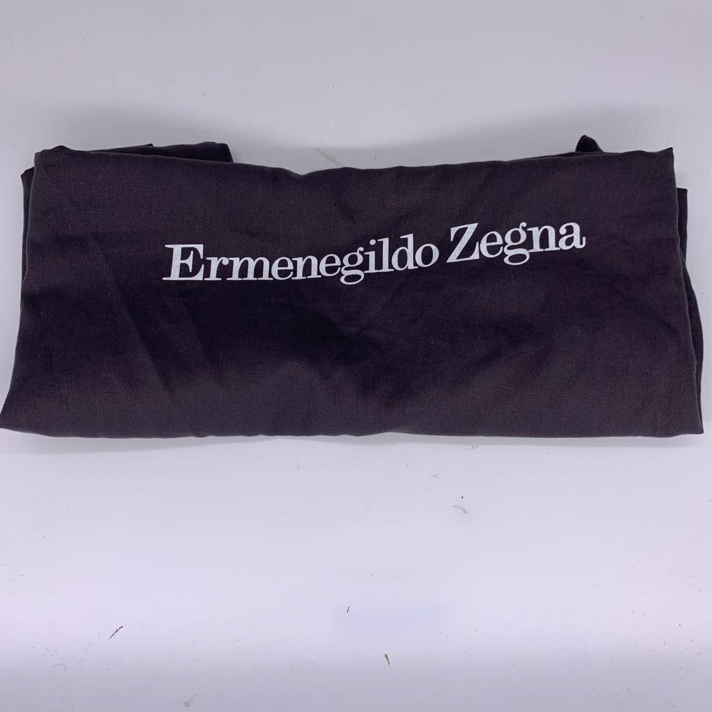Zegna Leather Weekender Bag