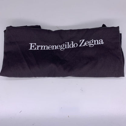 Zegna Leather Weekender Bag