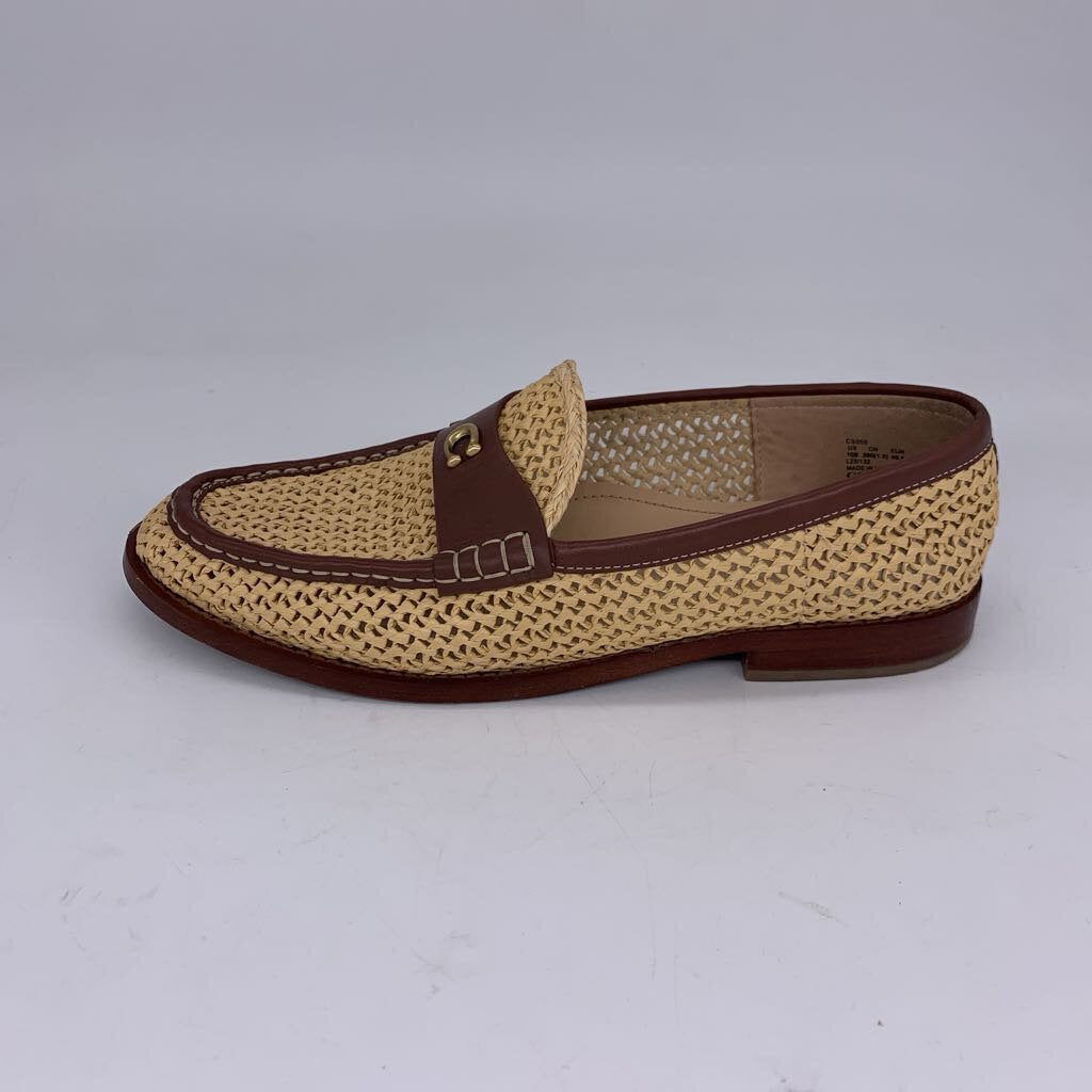 Coach Jolene Raffia Loafers