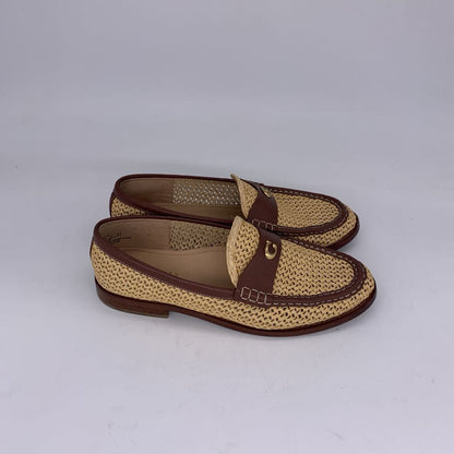 Coach Jolene Raffia Loafers