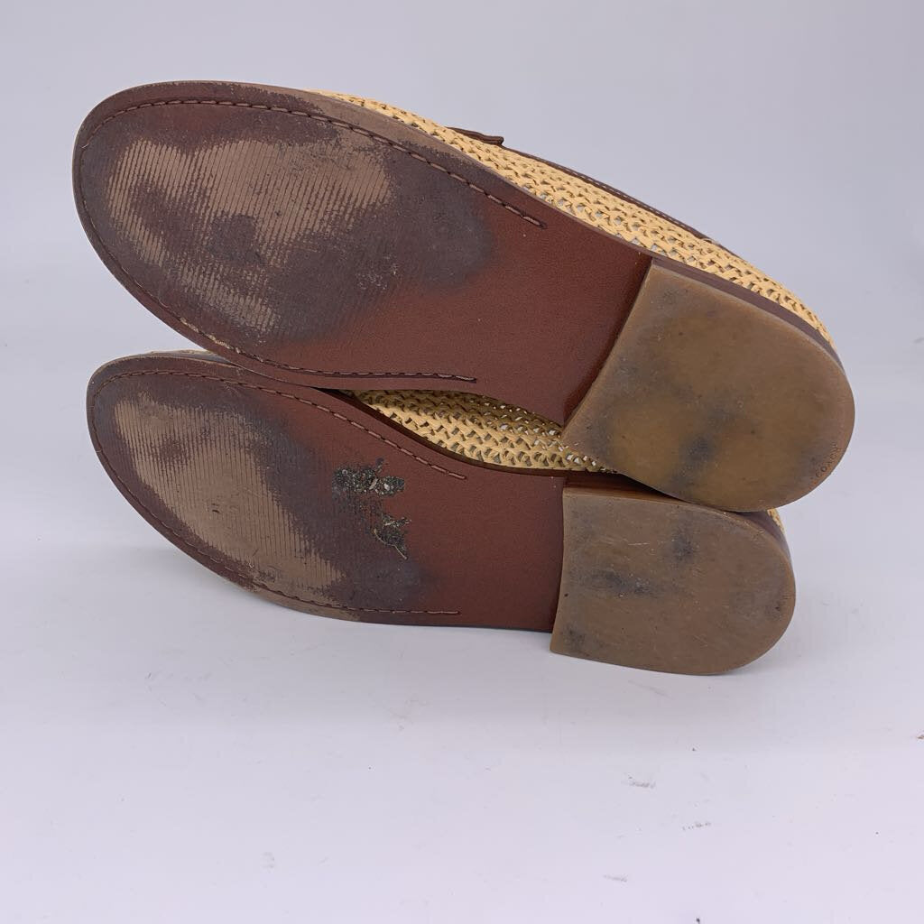 Coach Jolene Raffia Loafers