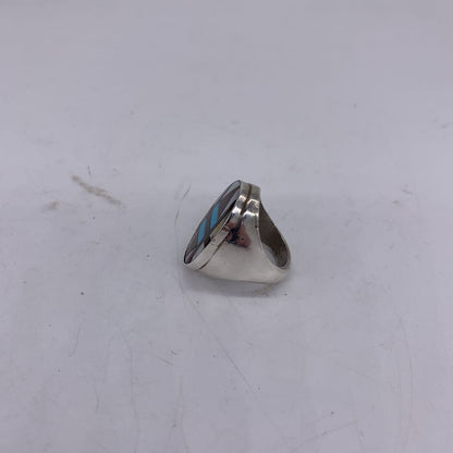 Turquoise and Mother of Pearl Ring