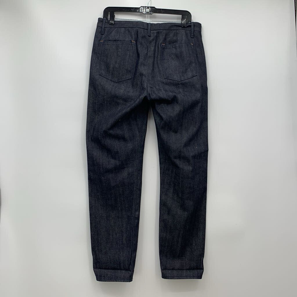 Still By Hand Pleated Selvedge Jeans
