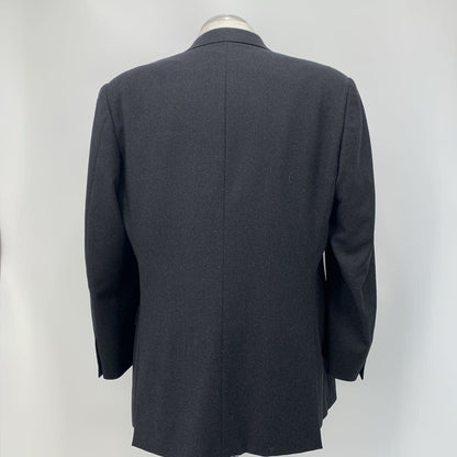 Vintage Canali Double Breasted Flannel Suit