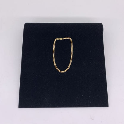 10k Gold Hollow Link Bracelet
