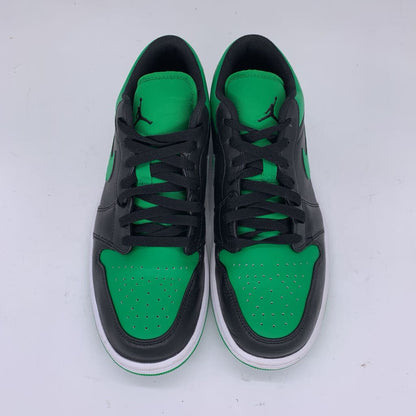 Air Jordan 1 Low 'Black Lucky Green' Sneakers