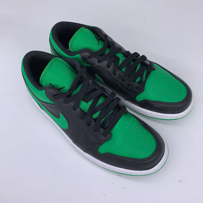 Air Jordan 1 Low 'Black Lucky Green' Sneakers