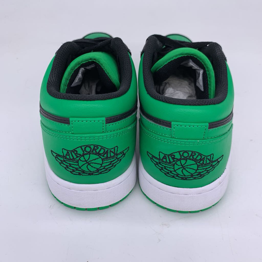 Air Jordan 1 Low 'Black Lucky Green' Sneakers